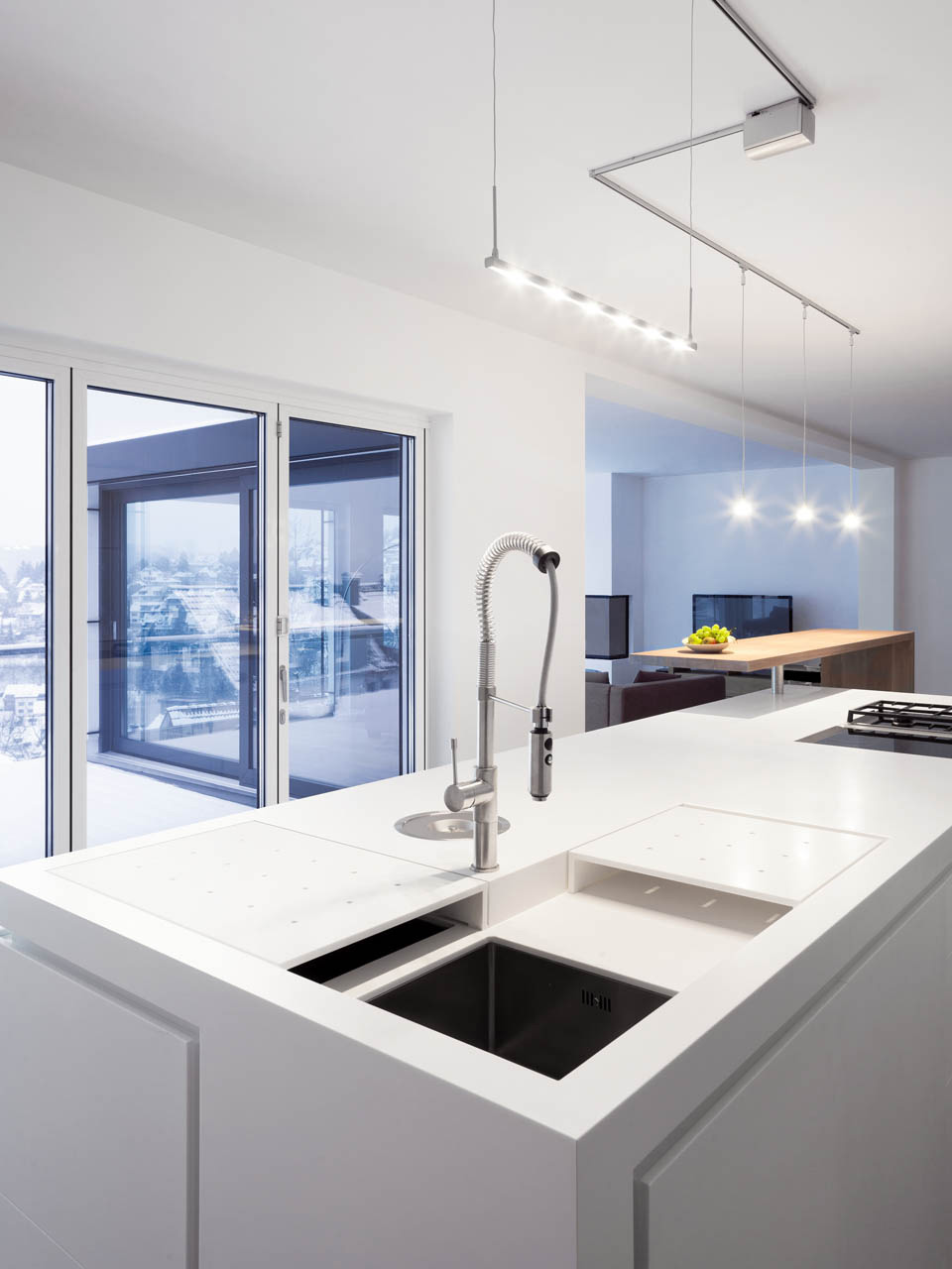 plan 3 kuchyně / Moderné minimalistické bydlenie / Homogénny dizajn