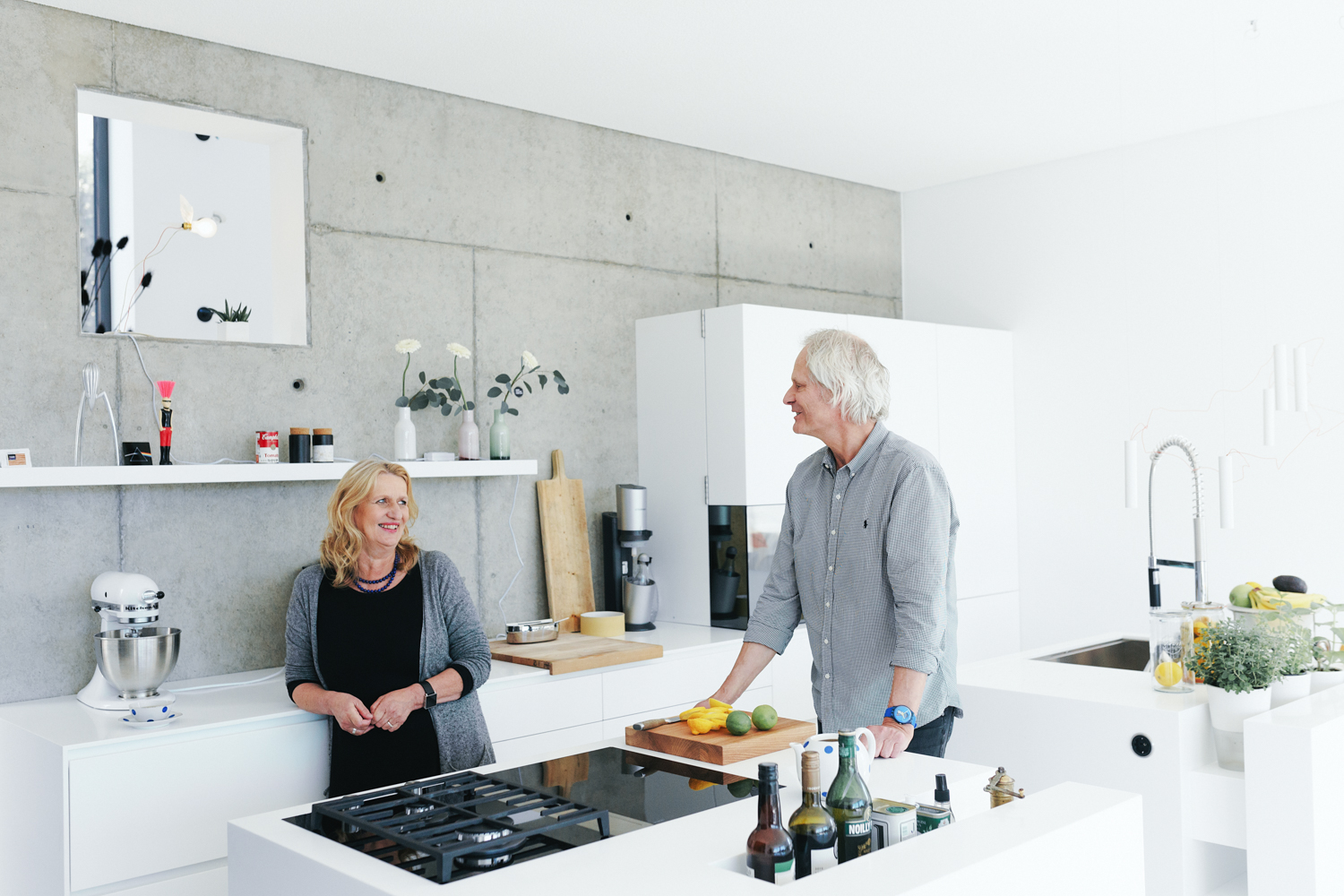 plan 3 kuchyně / Architekt Werner Seelbach / Jasný dizajn